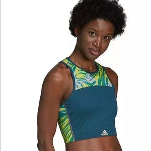 Brand New- Adidas x Zoe Saldana Womens Aero Ready Set Wild Teal (Size: Large)